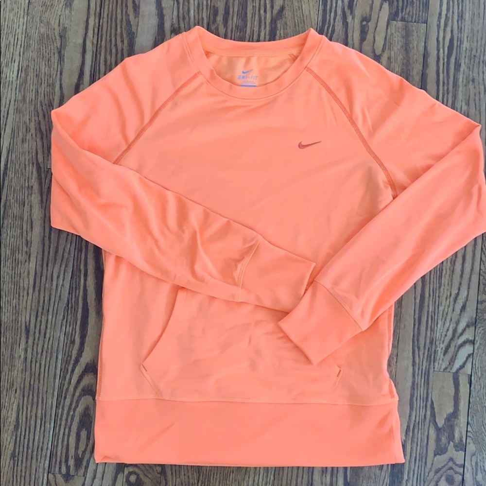 Nike Dri-Fit Neon Orange Pullover